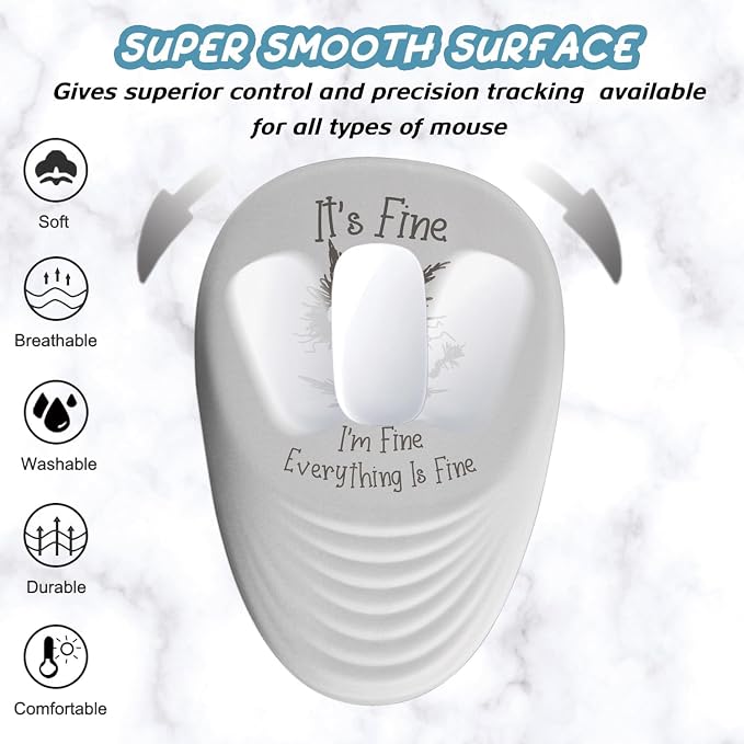 Mouse Pad, Ergonomic Mouse Pad - Image 3
