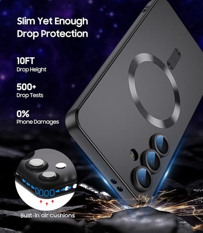 Magnetic for Samsung Galaxy S24 Plus Case Slim Soft Silicone Bumper Shockproof - Image 5