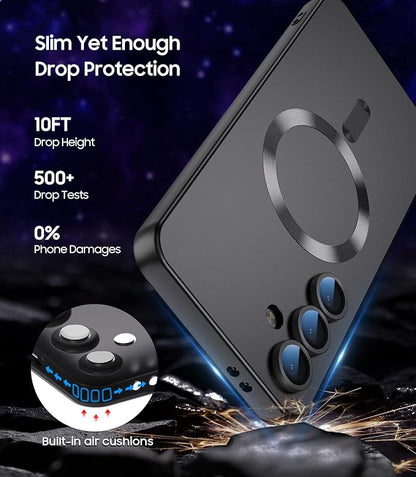 Magnetic for Samsung Galaxy S25 Case Slim Soft Silicone Bumper Shockproof - Image 5