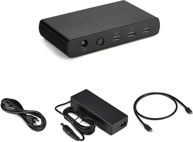 Amazon Basics Thunderbolt4/USB4 Docking Station, 3X Downstream TBT4, 1xUSB A 3.1 - Image 5