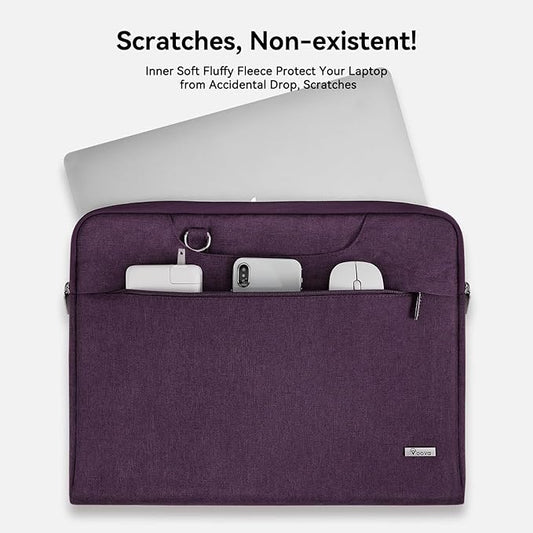 Voova Laptop Bag 17 17.3 Inch Water-resistant Laptop Sleeve Case - Image 2