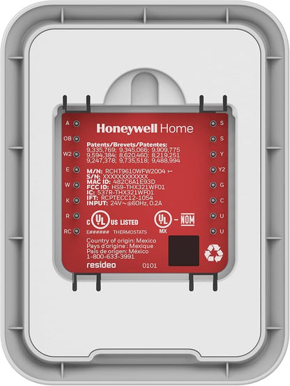 Honeywell Home T9 WIFI Smart Thermostat, Smart Room Sensor Ready, Touchscreen - Image 4