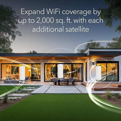 NETGEAR Orbi 370 Series Dual-Band WiFi 7 Mesh Network Add-on Satellite – Works - Image 3