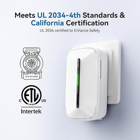 SITERWELL Plug in Carbon Monoxide Detector 10 Year Battery, CO Alarm Detector - Image 2