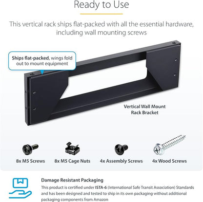 StarTech.com 2U Vertical Wall-Mount Bracket - Image 5