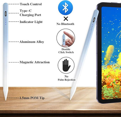 Tablet Pens for Touch Screen, Rechargeable iPhone Pen iPad Pencil - Image 3