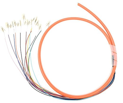 Ultra Spec Cables 12 Strand OM1 62.5/125 Multimode LC-UPC Fiber Pigtail - Image 2