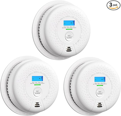 X-Sense Smoke Detector Carbon Monoxide Detector Combo, 10-Year Battery Smoke by X-Sense