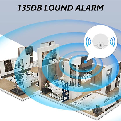 2 Pack Water Leak Detector, 135 dB Water Sensor Alarm, Floor and Wall Mounted - Image 6