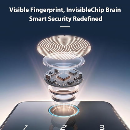 Smart Lock with Handles, Fingerprint Door Lock App Control, Keyless Entry Door - Image 3
