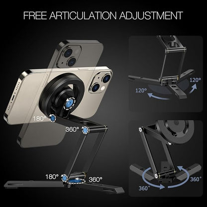 Magnetic Pocket Phone Tripod Foldable Compatible - Image 3