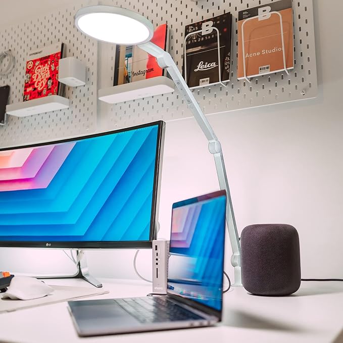 LUME CUBE Edge 2.0 LED Desk Lamp | Dimmable Home Office Desk Light - Image 6