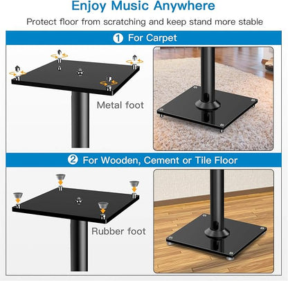 PERLESMITH Universal Floor Speaker Stands 26 Inch - Image 5