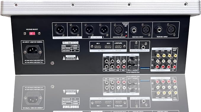Singtronic KJ-5000Mix Professional Karaoke Console Mixer | HDMI ARC, USB - Image 4