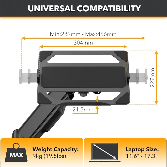 CondoMounts Laptop Wall Mount | Spring-Assisted Arm - Image 6