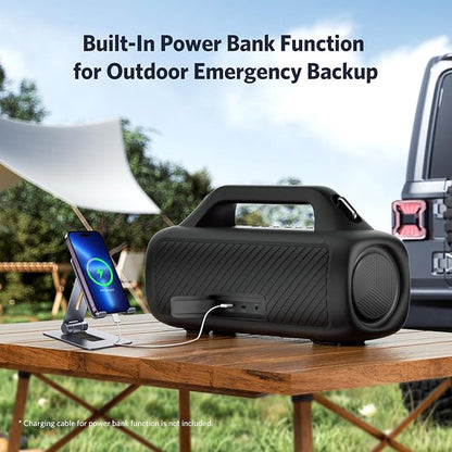 EarFun UBOOM X Portable Bluetooth Speaker, 80W Stereo - Image 7