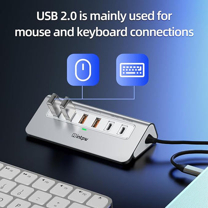 USB C Hub 10Gbps, 9-in-1 USB 3.2 Hub - Image 5