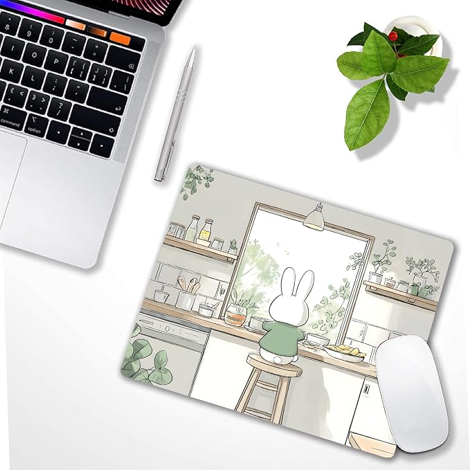 Cute Cartoon Anime Rabbit Custom Mouse Pad - Image 6