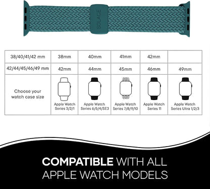 Solace Bands Imperium Adapt Wide Adjustable Nylon Braided Watch Band - Image 2