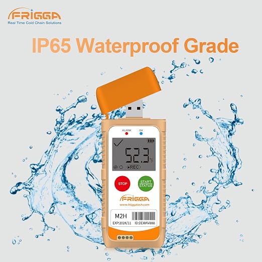 Frigga M2 2 Pack Reusable Temperature Humidity Data Logger USB Digital - Image 5
