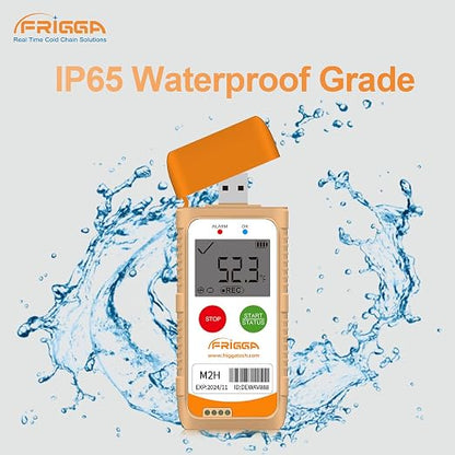 Frigga M2 2 Pack Reusable Temperature Humidity Data Logger USB Digital - Image 5