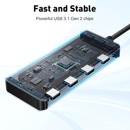 USB C Hub, 10Gbps High-Speed Type C Splitter - Image 4