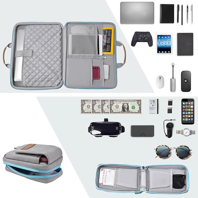Laptop Case 15.6 Inch Briefcase Military-Grade Protection - Image 4