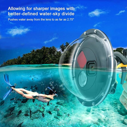 Dome Port for GoPro Hero 8 Black, Dome Port Lens - Image 4