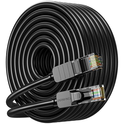 Cat 6 Ethernet Cable 75 ft, Indoor/Outdoor High Speed 10Gbps Internet Cable by Unknown