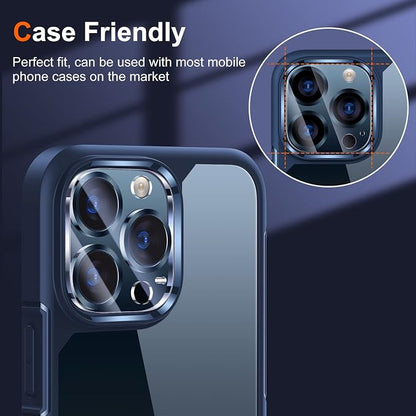 UniqueMe Compatible with iPhone 12 Pro Max 6.7" Camera Lens Protector Tempered - Image 3