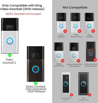No-Drill Adhesive Doorbell Mount Compatible - Image 2