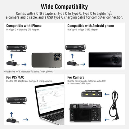 NEEWER CM28 Wireless Lavalier Microphone System - Image 8