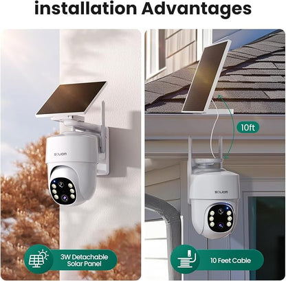 SOLIOM- True 5MP HD Security Cameras Outdoor Wireless, Add-On Camera, Solar - Image 5