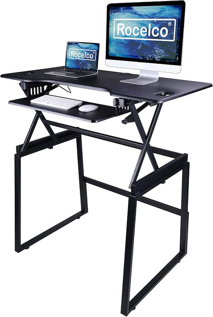Rocelco 46" Large Height Adjustable Standing Desk BUNDLE - Image 3