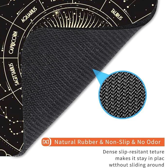 Square Mouse Pad Moon Sun, Personalized Premium-Textured Custom Mouse Mat Design - Image 5