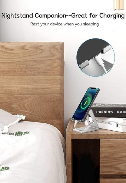 Cell Phone Stand for Desk, Desktop Phone Holder, Aluminum Mobile Phone Stand - Image 6