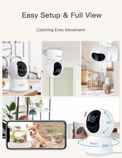 ARENTI 5G Indoor Security Camera, 4MP Pet Camera - Image 9