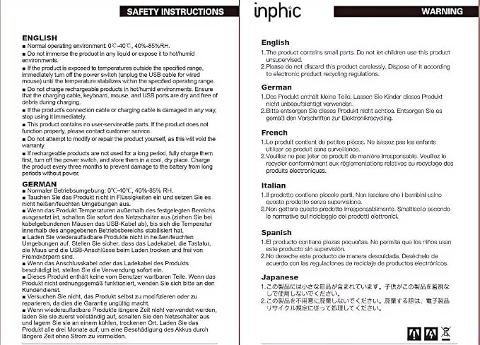 INPHIC IN10P Superlight Wireless Gaming Mouse, 8K Polling Rate, 000 DPI - Image 10