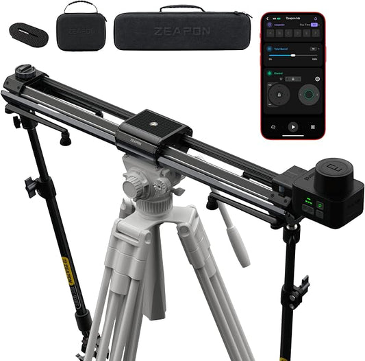 Zeapon Micro 3 E1000 Double Distance Motorized Camera Slider, DSLR Slider by Zeapon