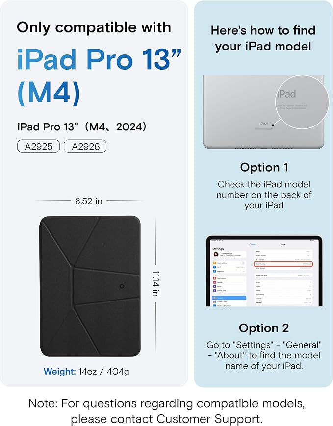 MOFT Dynamic Folio Case for iPad Pro 13 Inch 2024, Silm Magnetic Stand Case - Image 2