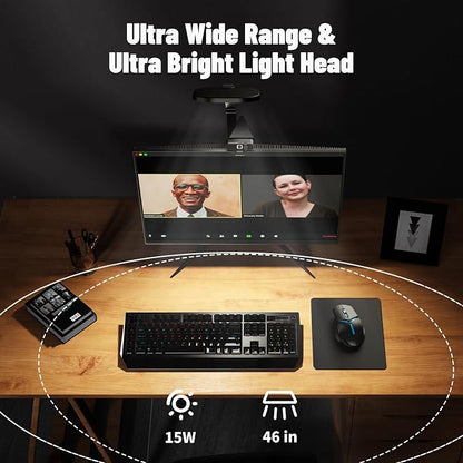 Desk Zoom Meeting Light for Video Conference, Computer Lights - Image 3