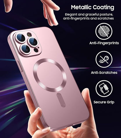 Magnetic for iPhone 15 Pro Max Case Slim Soft Silicone Bumper Shockproof - Image 5