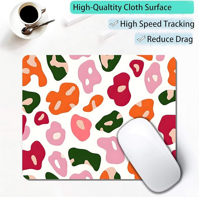 Colorful Abstract Leopard Custom Mouse Pad - Image 3