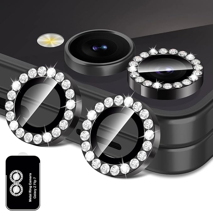 for Samsung Galaxy Z Flip 7 Camera Lens Protector, Individual Metal Ring by Btscase