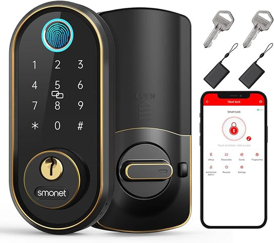 Smart Keyless Entry Door Lock by SMONET