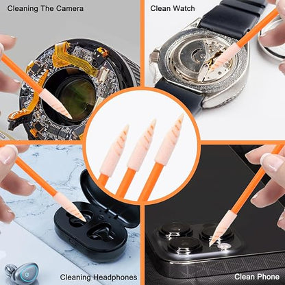 Wellgler's 200pcs Cleaning Swab Kit, - Image 3