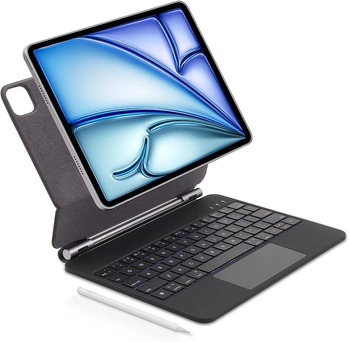 Keyboard Case with Stylus Pen for ipad Air 11-inchiPad Pro11 in Magic-Style - Image 3