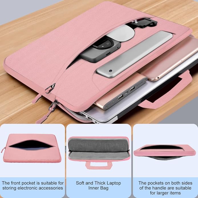 Universal Laptop Shoulder Bag 13-17.3 Inch Shockproof Briefcase - Image 4
