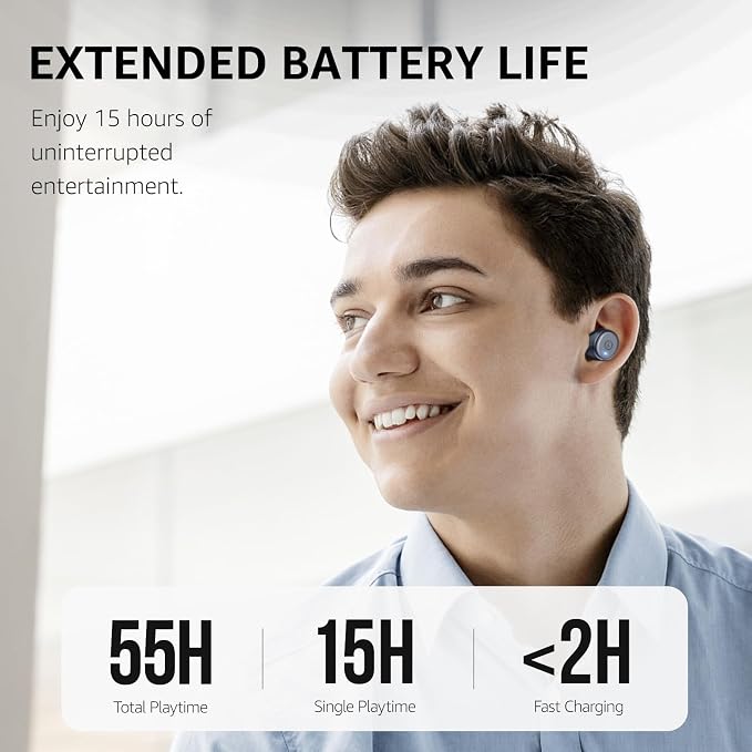 TOZO T10 Wireless Earbuds Bluetooth 5.3 Headphones, App Customize EQ, Ergonomic - Image 3