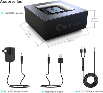 Bluetooth Audio Adapter for Music Streaming Sound System, Esinkin Wireless - Image 6